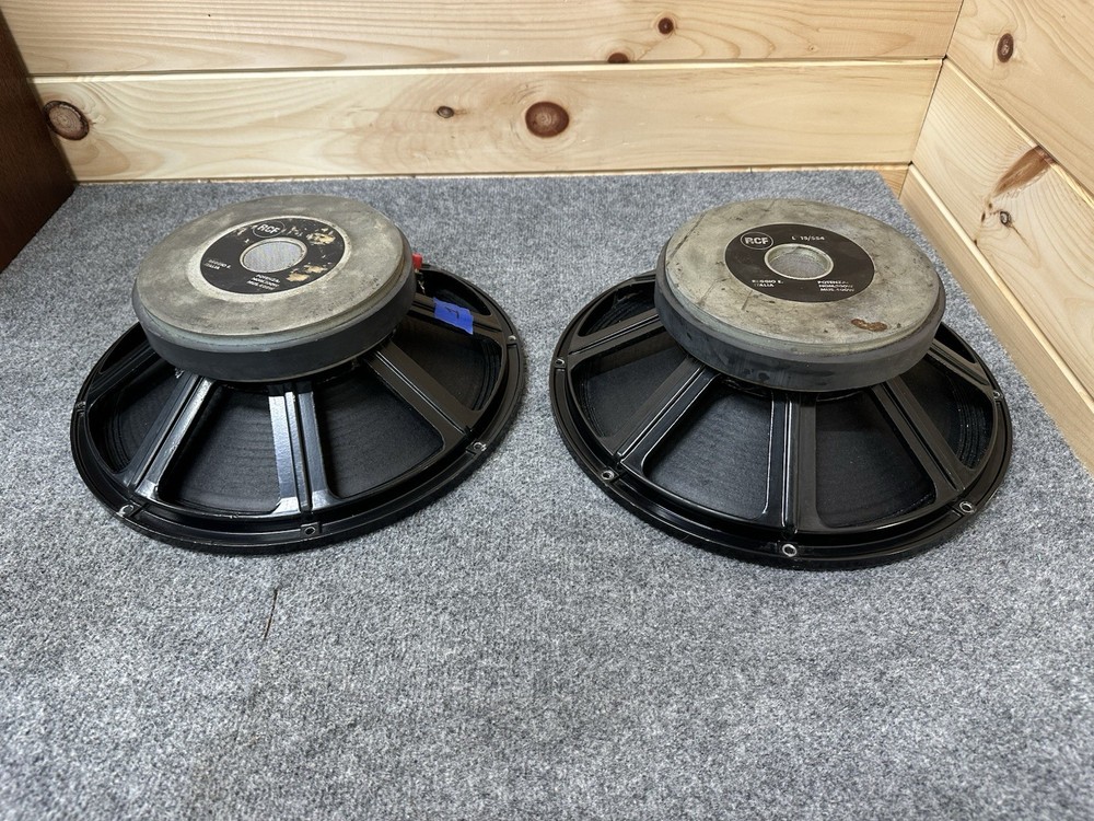 ⭐️PAIR RCF L15-554 15″ Subwoofer Woofer Speaker – Italy – Pro Reconed 8 Ohm ⭐️