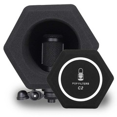 Professional Microphone Isolation Ball Shield – Superior Noise Cancellation w…