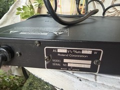 Roland D-110 vintage rackmount synth, working
