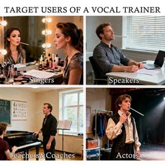 Singing Straw Vocal Trainer Kit – 4 Metal Straws SOVT Tool with Cleaning Brus…