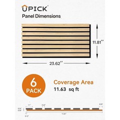 Interlocking Wall Panels Lightweight MDF Acoustic Panels Easy DIY Installation