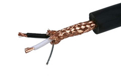 8.0Mm Professional Microphone Bulk 16AWG Cable Cord – 100 Feet- Black with High-