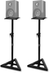 Pyle Speaker Stand Pair of Sound-Telescoping Height Adjustable from 26”- 52” Inc