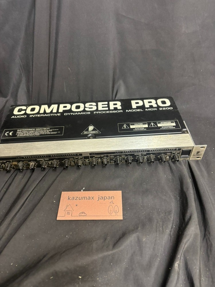 Behringer Composer Pro MDX2200 Audio Dynamics Processor Compressor Tested