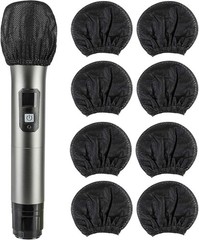 200 Pcs Disposable Microphone Covers – Non-Woven Windscreen for Performances
