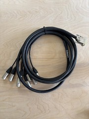 JUMPERZ JDB25-XLRM ZipLine DB25 to XLR Male 8-channel Cable 15′