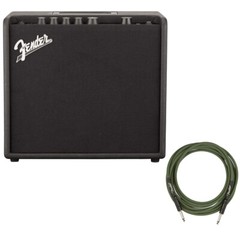 Fender Mustang LT25 Guitar Amplifier w/ Guitar Picks & Instrument Cable