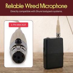 PYLE-PRO On-Ear Audio Condenser Microphone – Portable Omnidirectional Wired Head