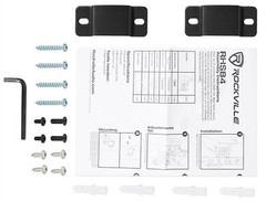 Pair Hidden Wall Mount Swivel Brackets For Klipsch R-15PM Bookshelf Speakers