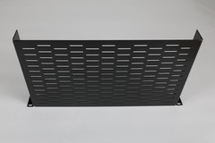 19in Heavy Duty Rack Mount Shelf 1U – 17 gauge steel – Black powder coated – NEW
