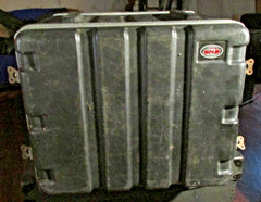 SKB 8u 8 Space Rack Ata Road Case -Fair Shape
