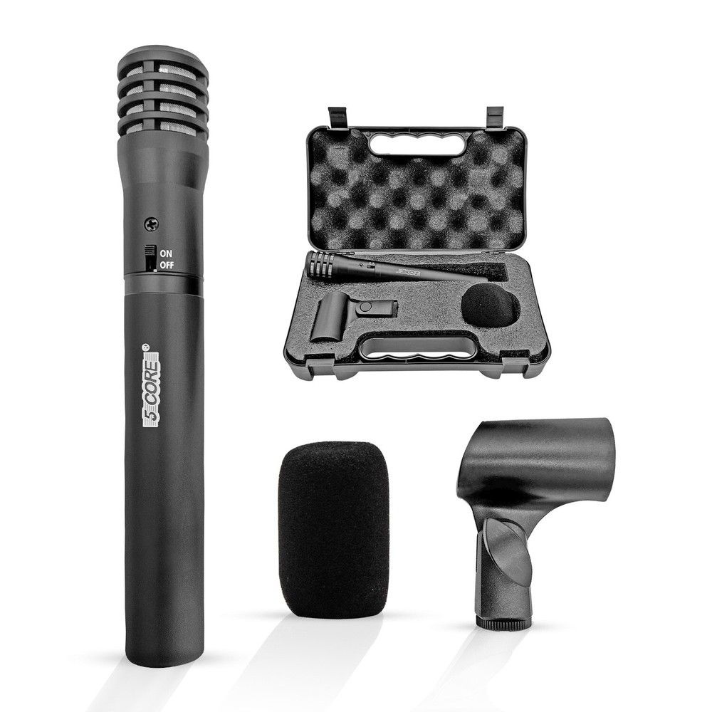 5Core Microphone Wired XLR Condenser Instrument Mic for Percussion Instruments