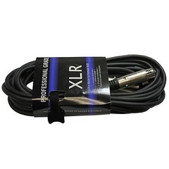 2PACK 15 ft foot high quality 20 GA GAUGE XLR MALE TO FEMALE MIC CABLE DMX CORD