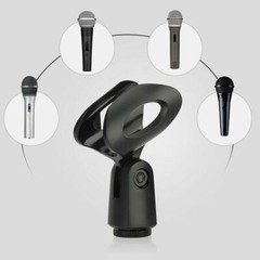 4Pcs Adjustable Universal Microphone Mount Clip Clamp Holder for All Mic Stand