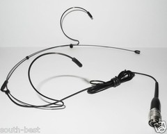 Black Color Head Headset Microphone For Audio Technica Wireless Mic System AT4