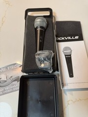 Rockville RMC-XLR High Performance Hand Held Dynamic Vocal Microphone With Case