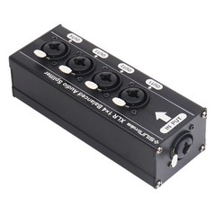 Hotswap Design 3Pin XLR 6.5 6.35 1/4” TS/TRS Combo Connector 1-in 4-Out Split…