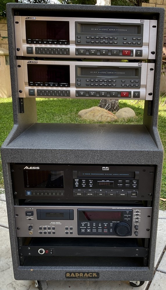 TWO Alesis ADAT Type II XT20,remotes, 8-Track recorder, BRC, Sony PCM-R500, MORE