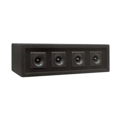 300 Watt DJ Speakers 4 Way System with 3 Inch Piezo Tweeters Black Finish