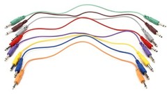 Hosa CPP-845 1/4″ TS Male Patch Cable 8-pack – 1.5′ (Various Colors)