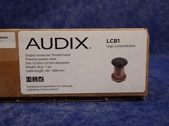 Audix LCB1 Installed Sound Microphone Logic Control Button (G37)