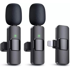Wireless Lavalier Microphone Compatible For iPhone 11,12,13,14 Pro Max Plus Mini
