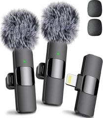 (Latest Model) – #1 Microphone for Iphone & Android, Wireless Mini Microphone, C