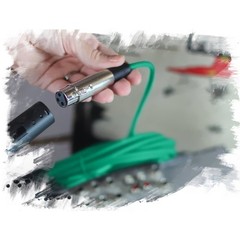 FAT TOAD XLR Microphone Cables 50Ft 2 PACK – DJ Pro Audio Studio Mic Cord Wire