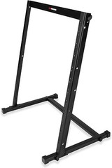 Gator Angled Metal Desktop Rack Stand with Non-Slip Rubber Feet; 12U Rack Space
