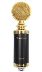 Rockville RCM02 Pro Studio Recording Condenser Microphone Mic+Shock Mount+Stand