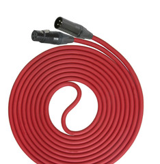XX’FT Mogami 2534 Neutrik Gold XLR-M male to XLR-F Female Star Quad Red Cable