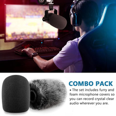 Windscreen Pop Filter Compatible with Rode Podmic, Procaster, Podcaster, NT1, NT