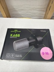 Fifine K688 AMPLITANK Dynamic Microphone XLR & USB for Studio Recording