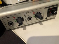 M-Audio Audio Buddy Dual Mic & Instrument Preamp Direct Box DI with Power Supply