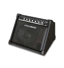 Coolmusic DM30 30W Drum Amplifier Keyboard Speaker Bluetooth 3-Band EQ DI Out