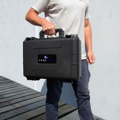 CM Waterproof Hard Case with Customizable Foam for Items up to 15.5″ x 9.5″ x 5″