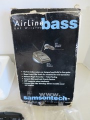 Samson AP1B Airline Bass Wireless System UHF Receiver Ch U4 Made in Japan.