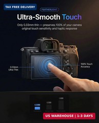 iDaPro A7R VI/A7R V/A7V Screen Protector for Sony Alpha A7RVI/A7 V/A7RV A7R6/A7R