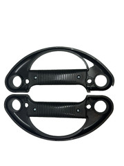 (2) Two Replacement BLACK Handle Mackie SRM450 V1, V2 & V3 SRM350 V1, V2 & V3