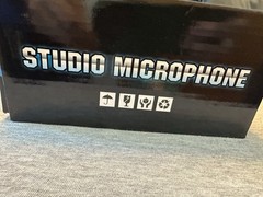 Excelvan Large Diaphragm Wired Condenser Microphone Studio Recording Black Silv…
