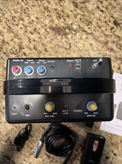 Pyle Pro Audio PWMA200 Rechargeable Pa System W/ Wireless Lavalier & Wired Mic..