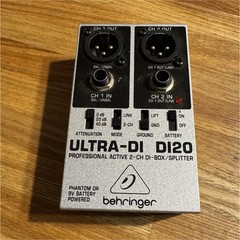 Behringer ULTRA-DI DI20 Active 2-Channel DI Box/Splitter Ground Lift Pad