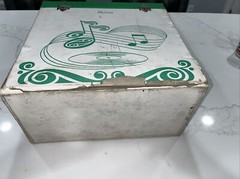 Vintage 1960’s Platter-pak LP Carrying Storage Case #1252 Dance Green