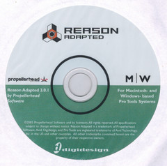 Digidesign Reason Adapted 3.0.1 for Mac and Windows based ProTools CD-ROM (2005)