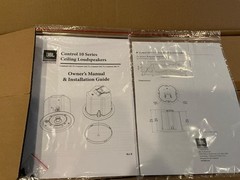 JBL Control 16C/T-BK 2-Way 6.5″ Coaxial Ceiling Loudspeakers, Pair, White