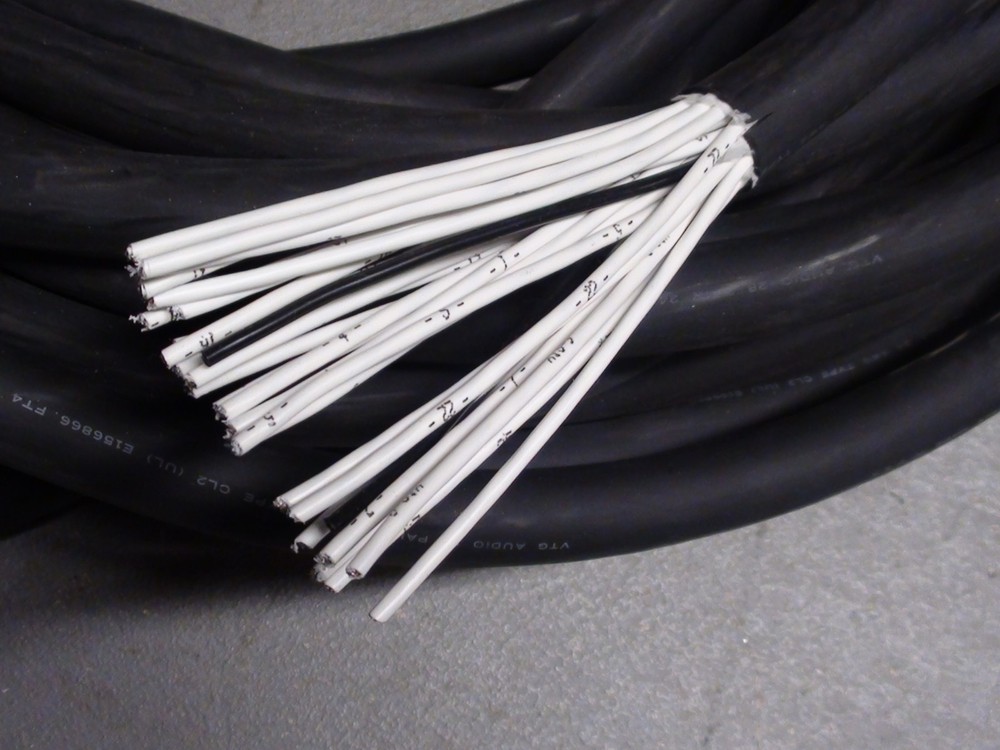 Multicore Audio Snake Cable VTG28 Chan 24AWG Wire CL2 (UL) FT4 – 10Ft