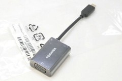 TOSHIBA USB-C to VGA(15PIN) Cable Adapter PA5270U-1PRP PD 60W