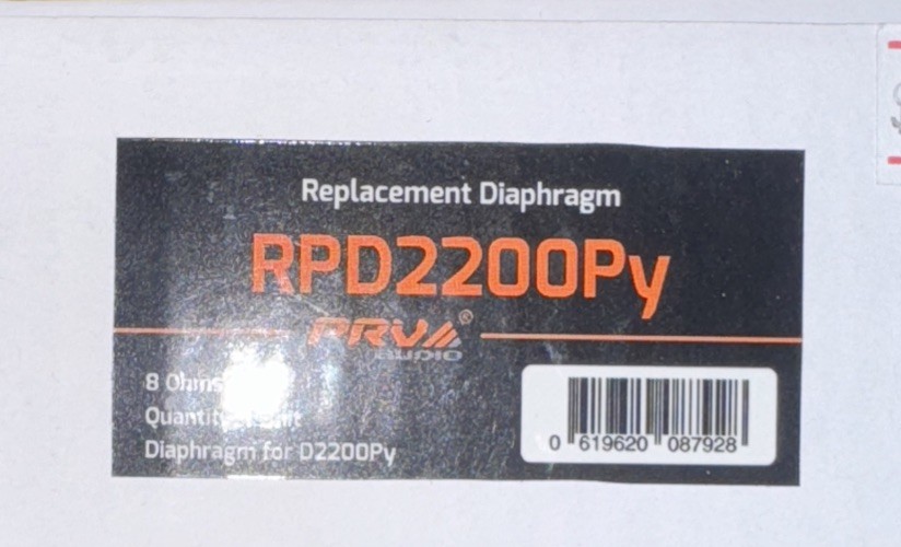 Rpd2200Ph Original Authentic Phenolic Diaphragm for D2200Ph D2200Py Compression