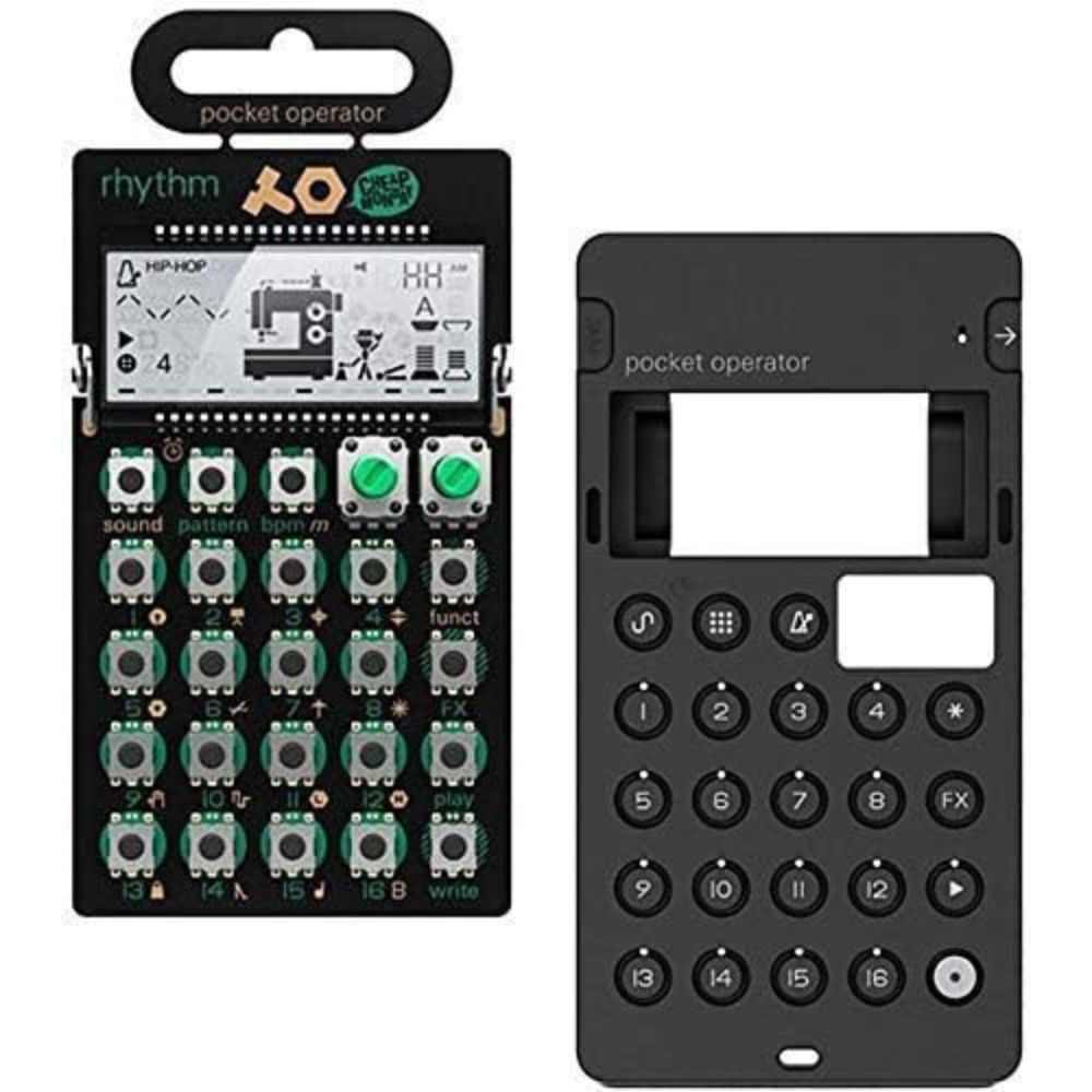 Teenage Engineering: PO-12 Rhythm Pocket Operator + Silicone Case Bundle