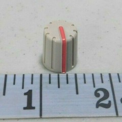 Yamaha Pro mixer MC1603 replacement plastic knob, large tan-gray with red line